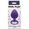 ANAL PLAY TOYJOY Plug Bijou Diamond Booty L 9 x 4cm Violet